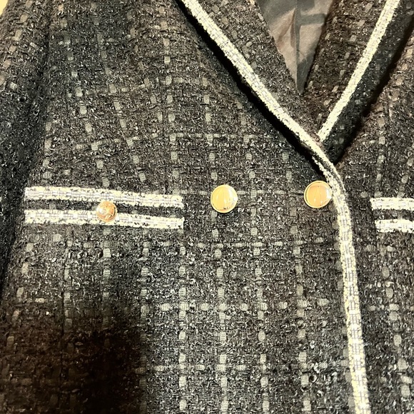Ann Taylor Black Tweed Blazer - Picture 6 of 8